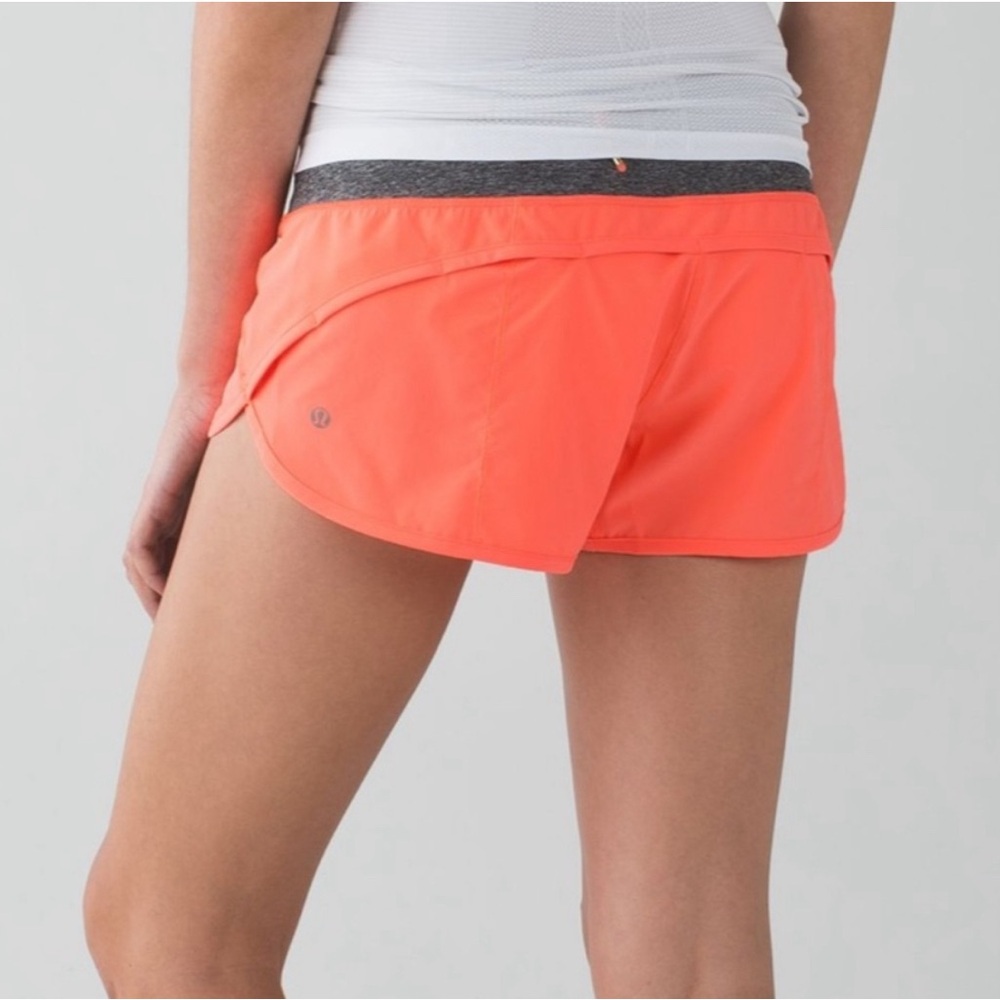 Lululemon Run: Speed Short/ Red and black